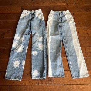 2 pairs of Pac Sun jeans.